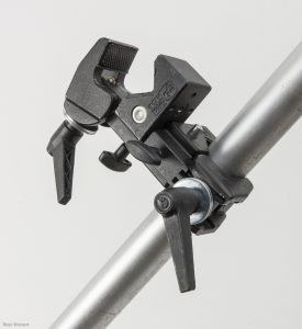 image of a Manfrotto Double clamp one of the 10 best photographic studio accessories