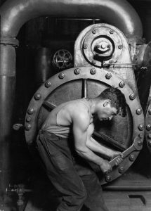 Steamfitter by Lewis Hine 1920