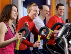 QED School Harborne gym students working out