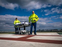 Coventry Hospital helicopter pad