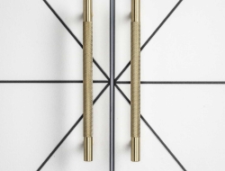 Pull Handles in brushed satin brass
