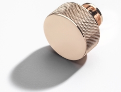 Rose gold knob