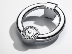 Radial design front door knocker