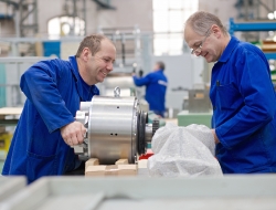 Assembly of machine part in Czech Republic-Industrial photography