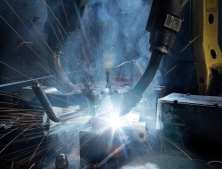 Welding detail-industrial photography
