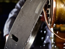 Industrial detail of electrical welding-Industrial photography