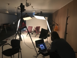 BTS studio set up