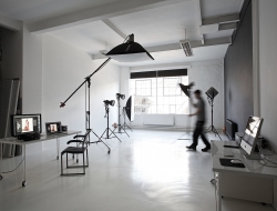 Photographic studio at Scott House Custard factory Birmingham