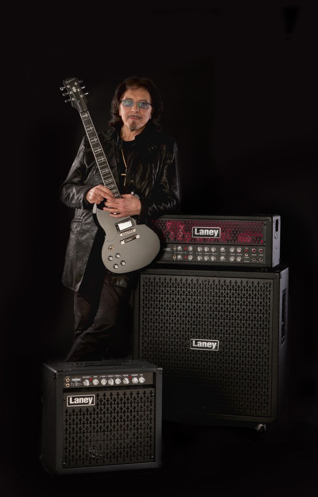 Tony Iommi for laney Music and Gibson guitars