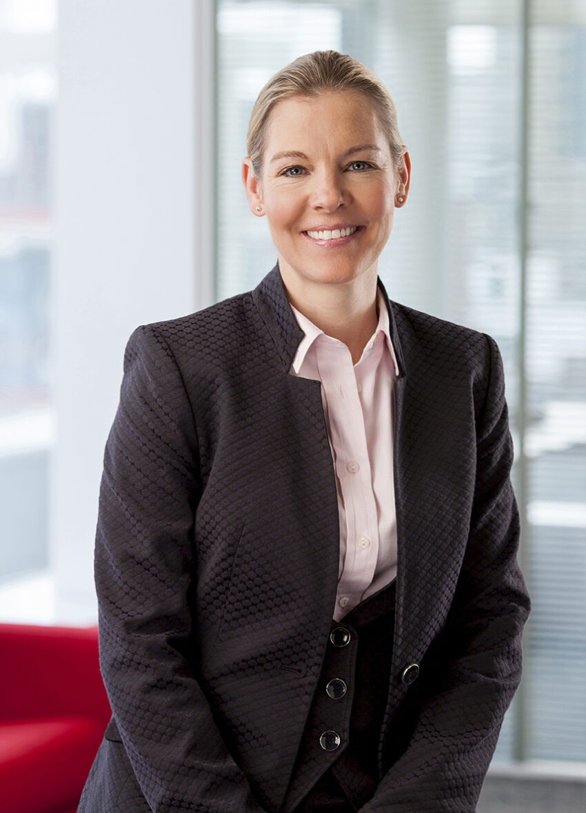 photography of female executive for Ciena communication set within corporate office in London